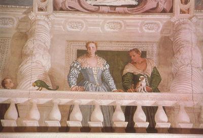 Paolo  Veronese Giustiana Barbaro and her Nurse (mk08) oil painting picture